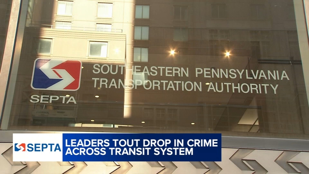 SEPTA highlights dramatic drop in crime on transit