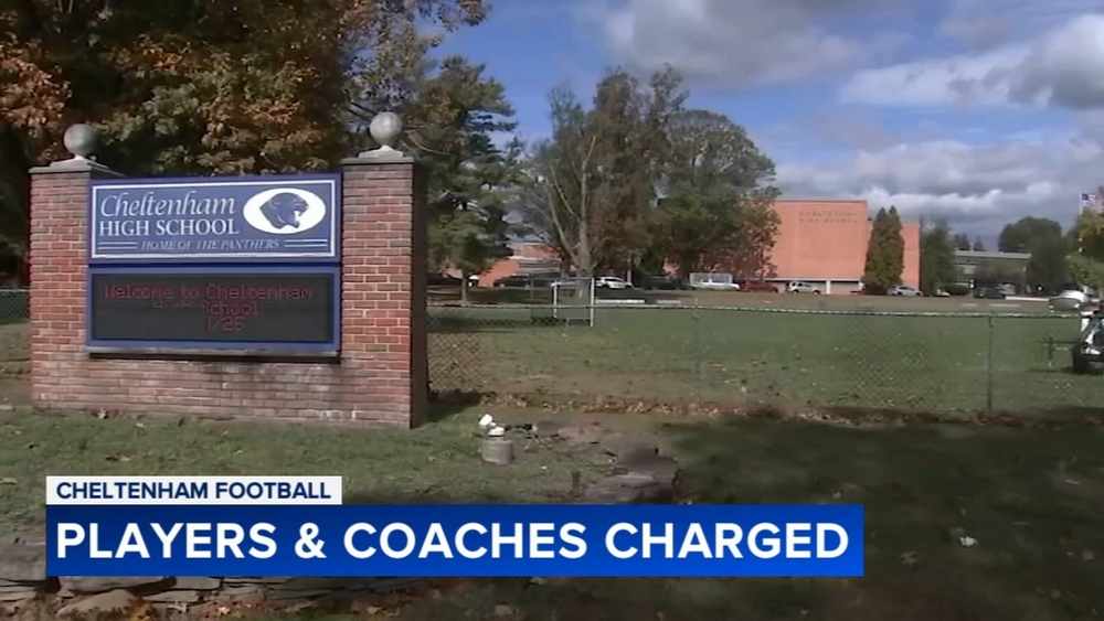6 players, 4 coaches charged in Cheltenham High School football hazing incidents