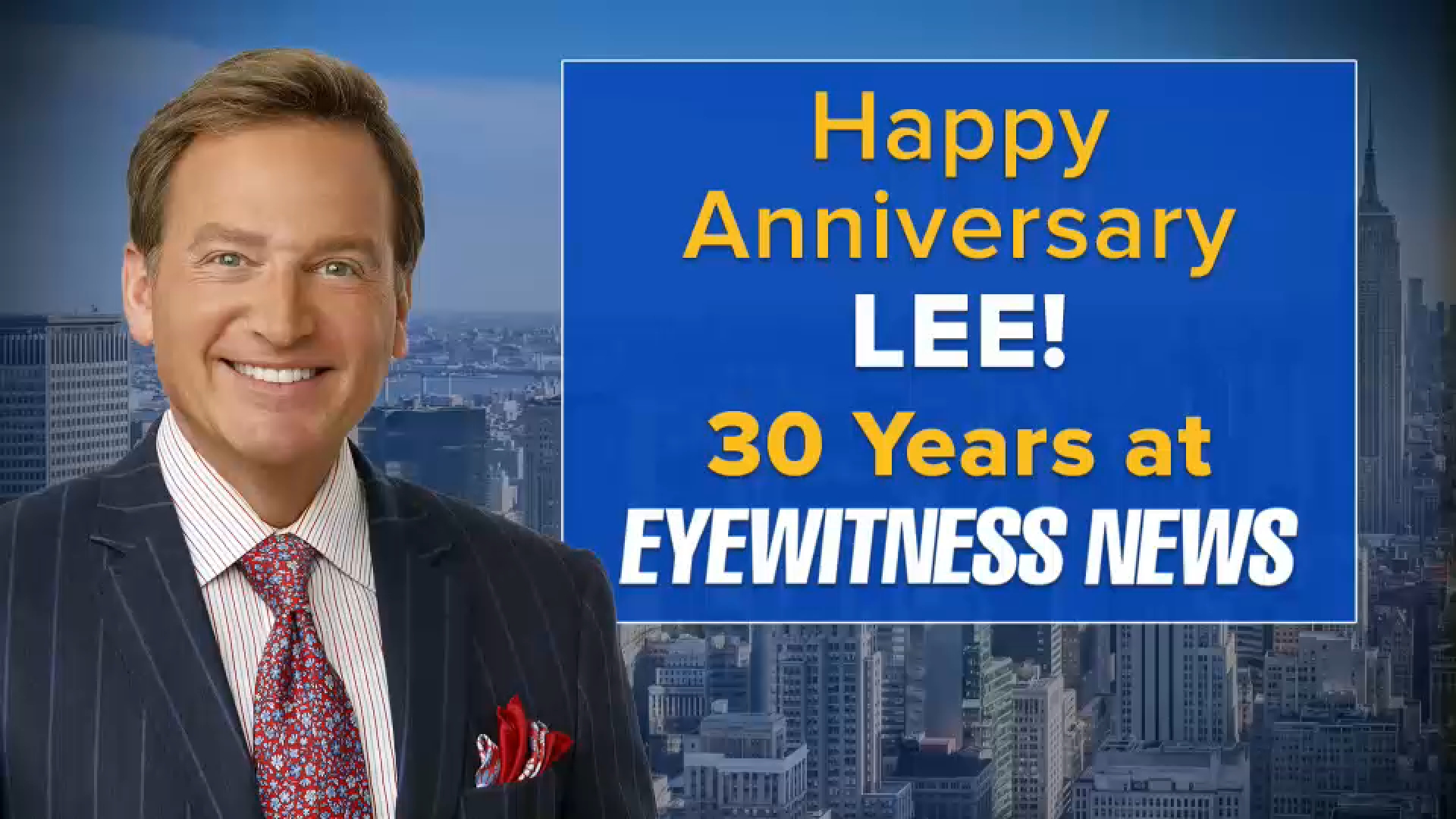 Meteorologist Lee Goldberg celebrates 30 years with Eyewitness News