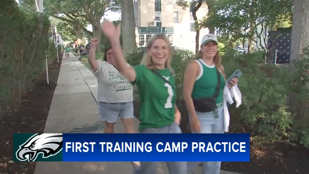 Eagles open training camp as excitement builds for new season