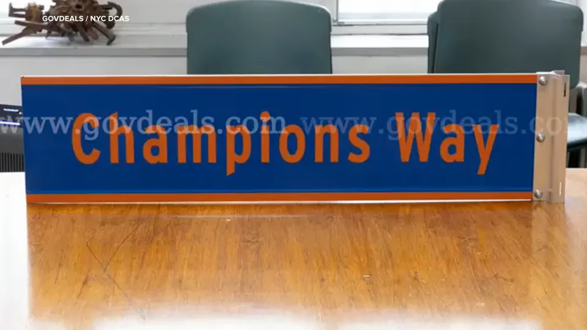 NY Knicks 'Championship Way' sign is up for auction