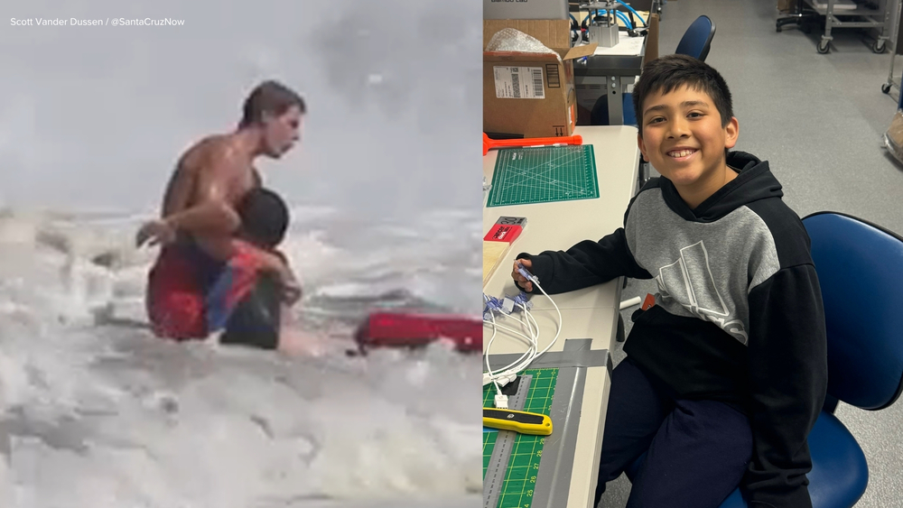 Father of boy in Santa Cruz surf rescue: 'My son told me he drowned'