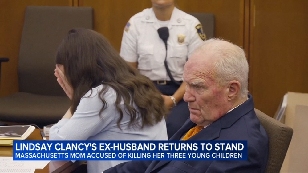 911 call from Lindsay Clancy's husband brings tears to the courtroom