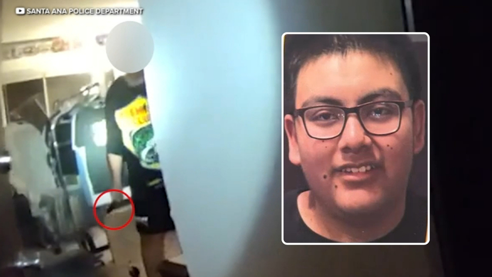 Bodycam video shows moments before police fatally shot Santa Ana teen