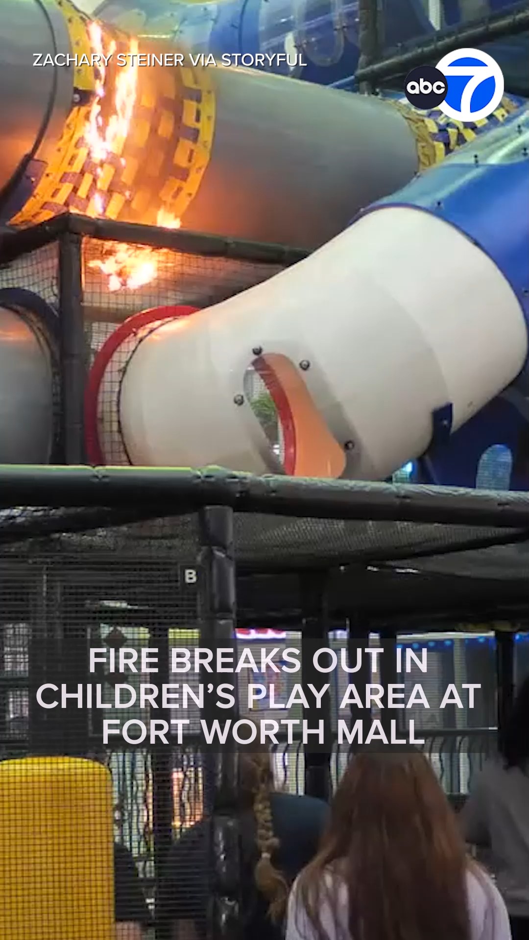 Fire breaks out in children's play area at Texas mall 
