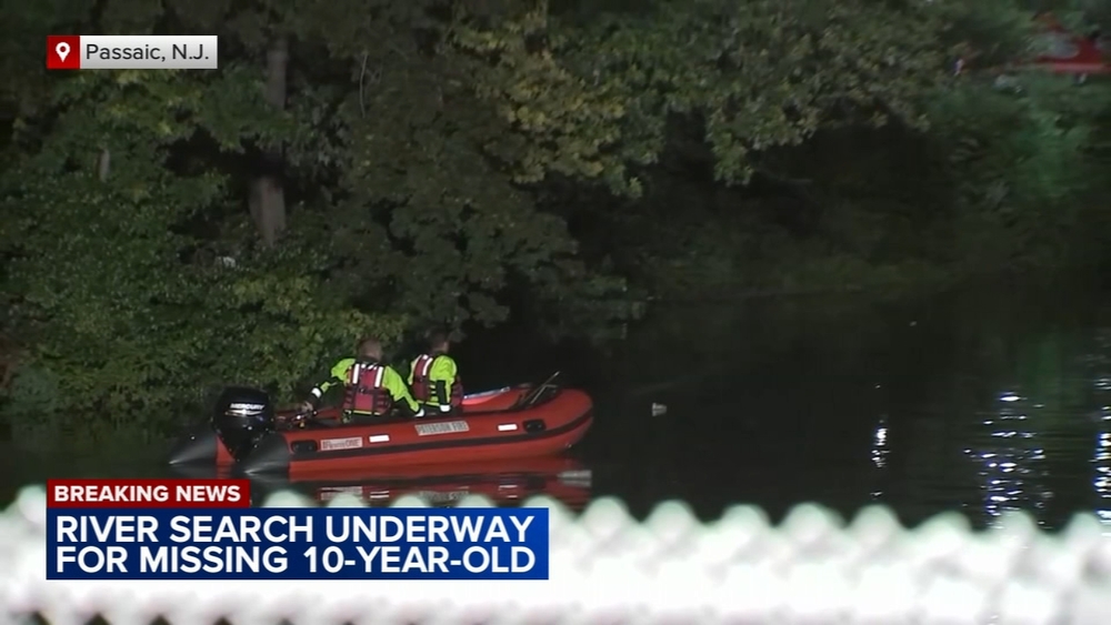 River search underway for missing 10-year-old swimmer in New Jersey