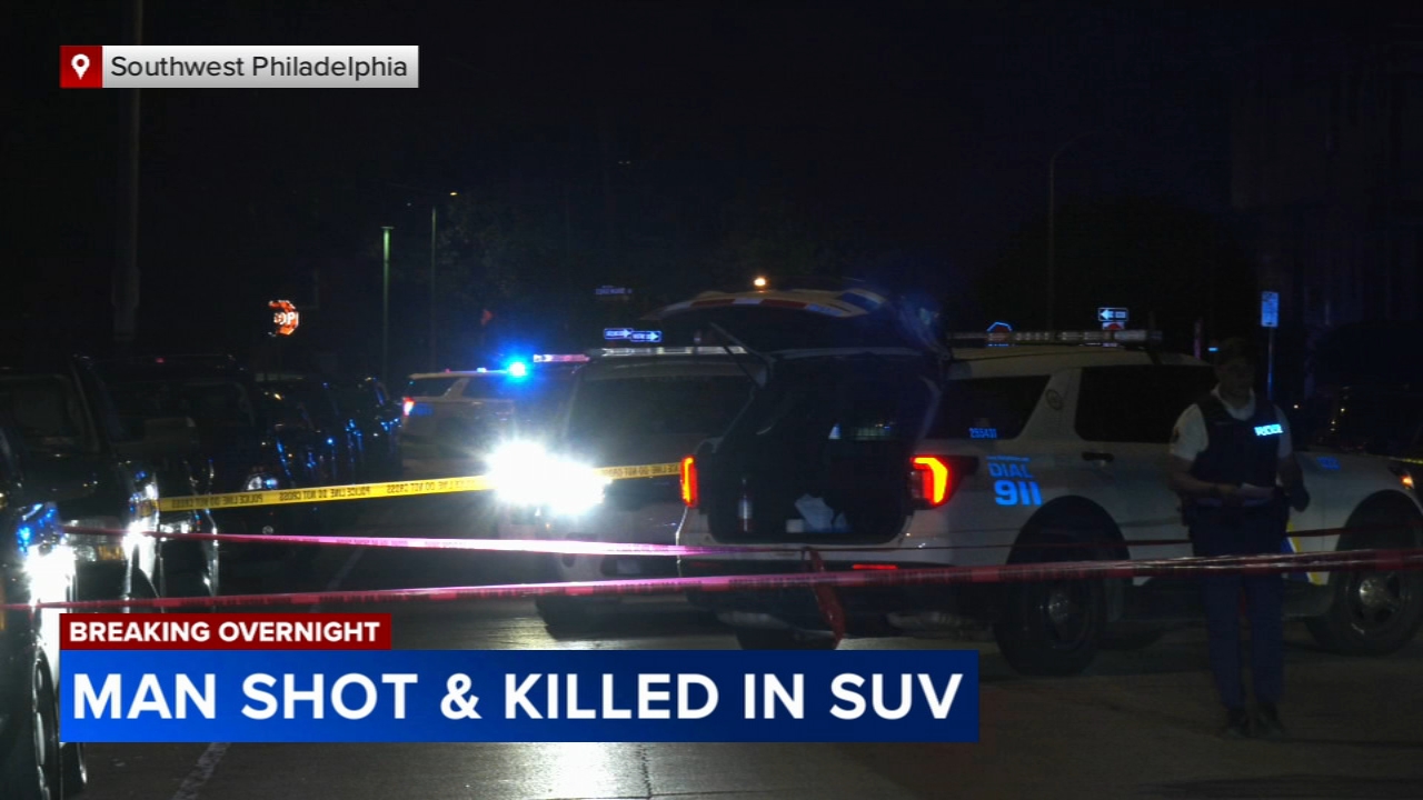 Man shot, killed in SUV in Southwest Philadelphia