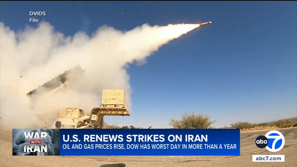 US renews air strikes on Iran after surprise attack
