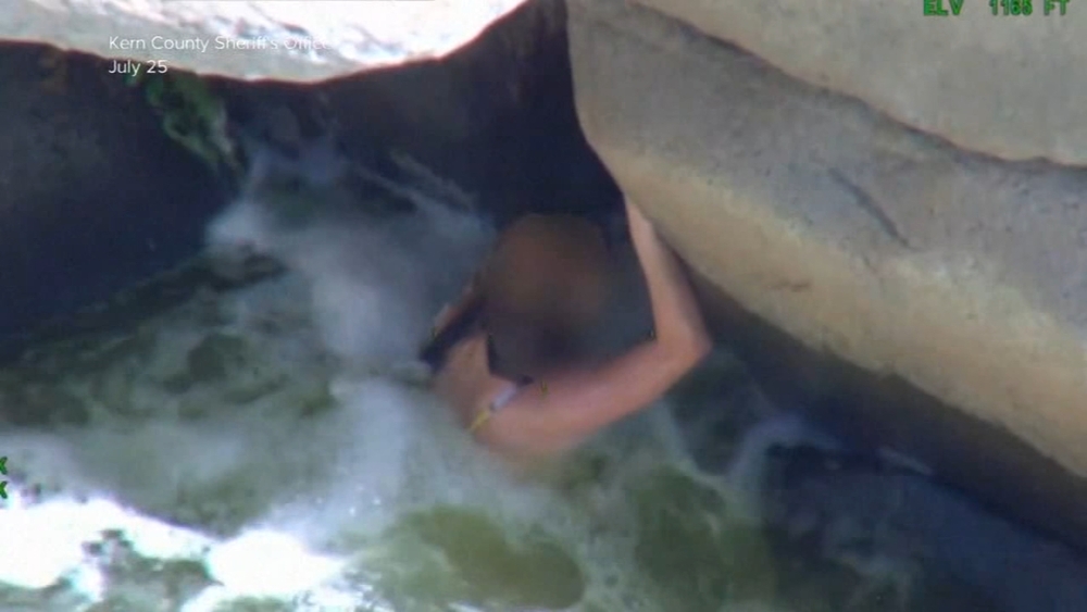 Dramatic video shows woman rescued from rapids in deadly CA river