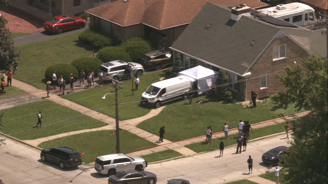 Chopper 7 over Harvey double shooting scene