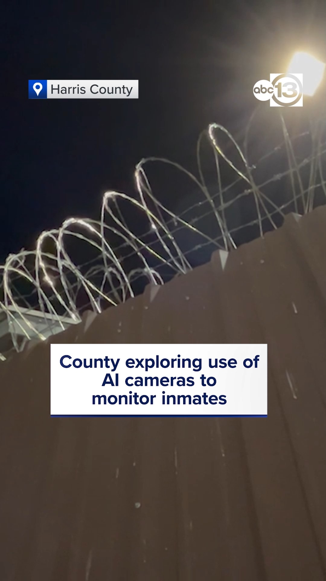 Harris County explores AI-powered cameras to monitor jails inmates.