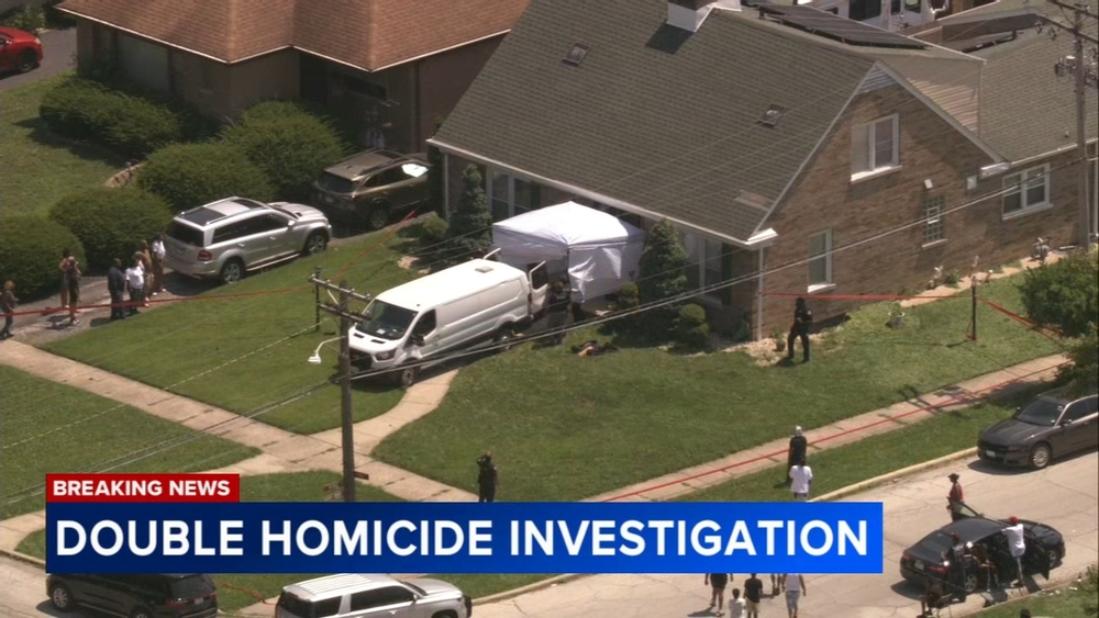 Loved ones gather at Harvey home after double homicide