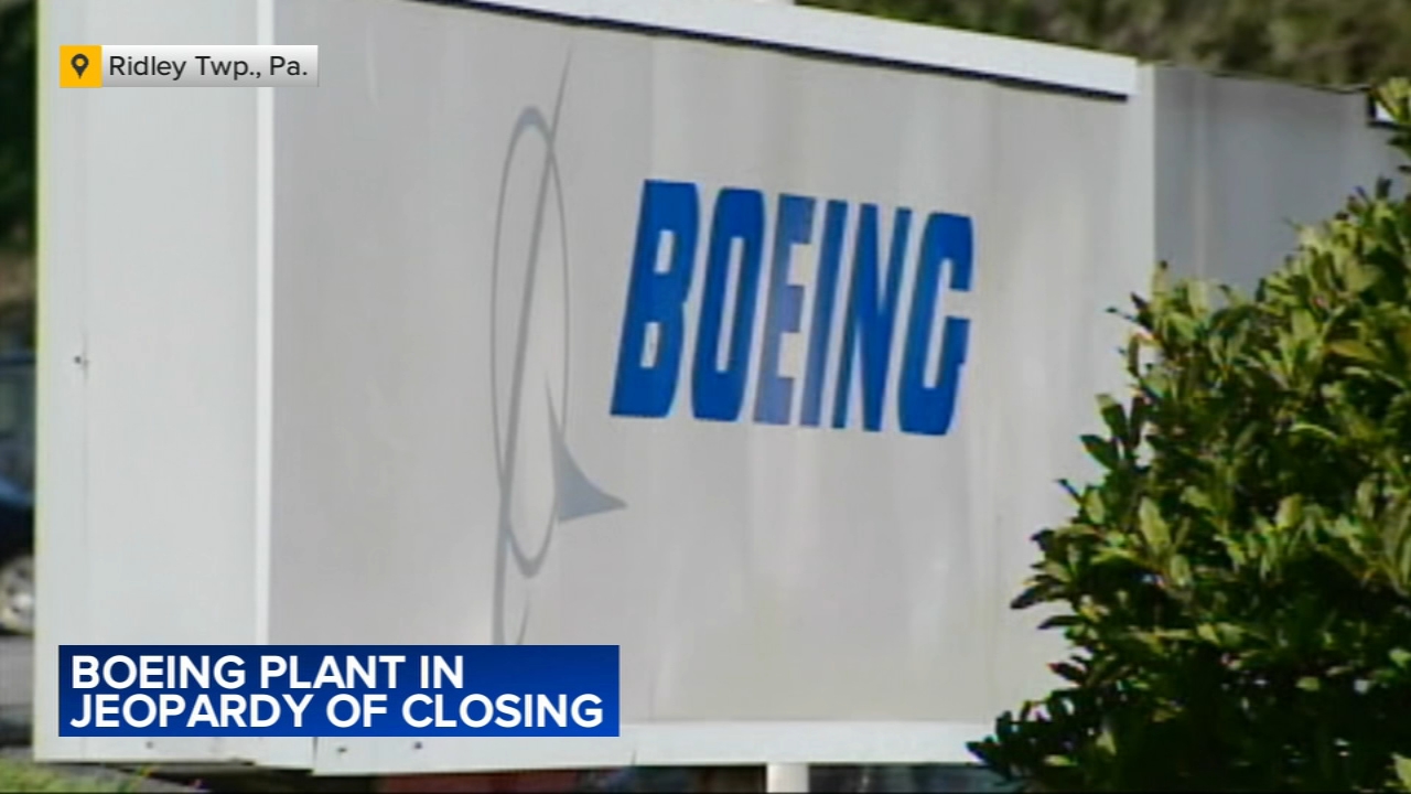 Boeing plant in Ridley Township faces uncertain future