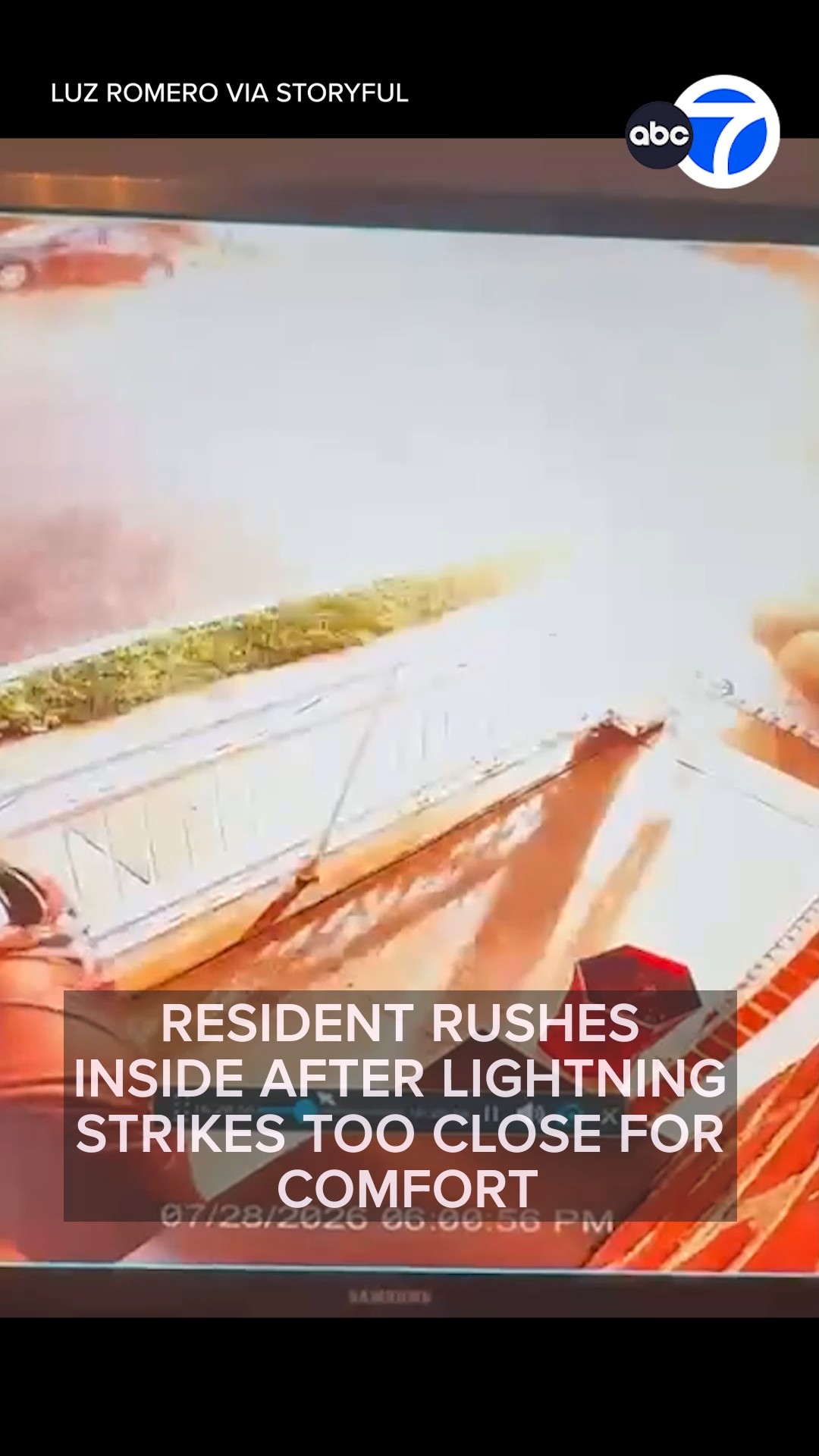 Lightning Strikes Too Close for Comfort