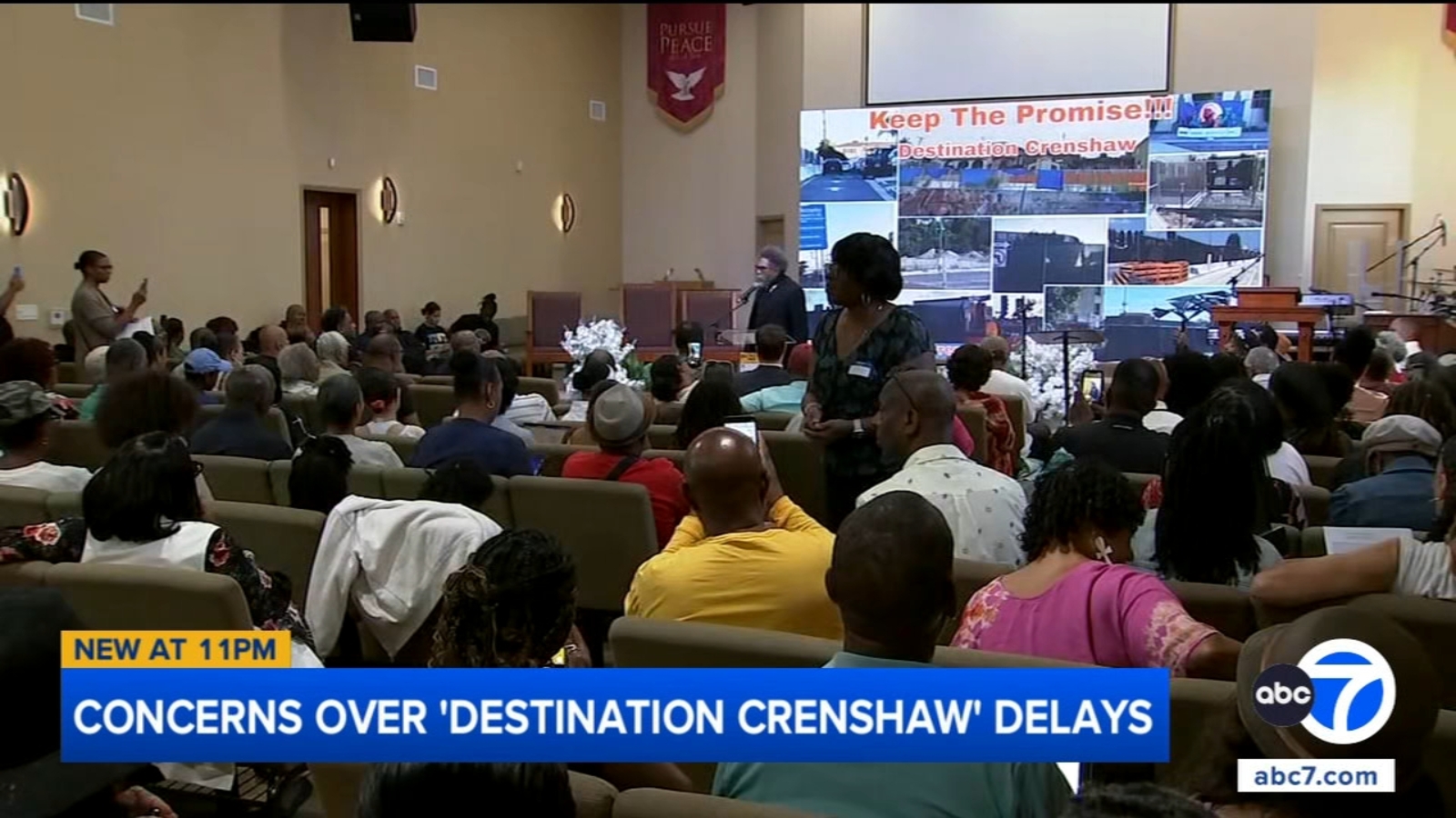 South LA residents demand answers over Destination Crenshaw project delays South LA residents demand answers over Destination Crenshaw project delays