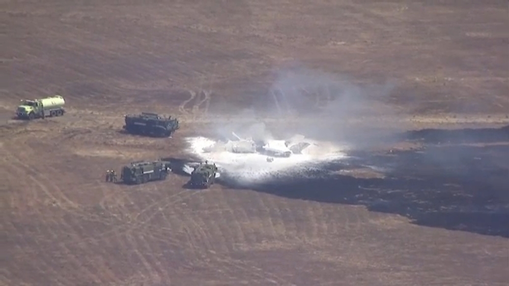 F-35 military jet crashes near San Diego