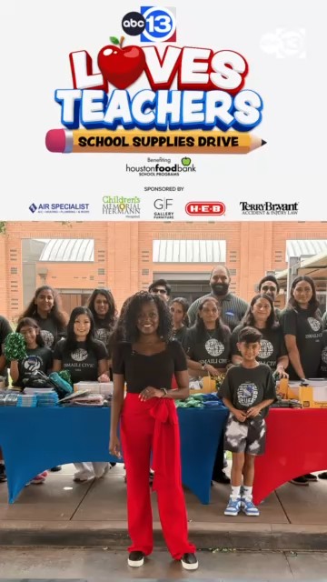 ABC13 loves teachers school supply drive