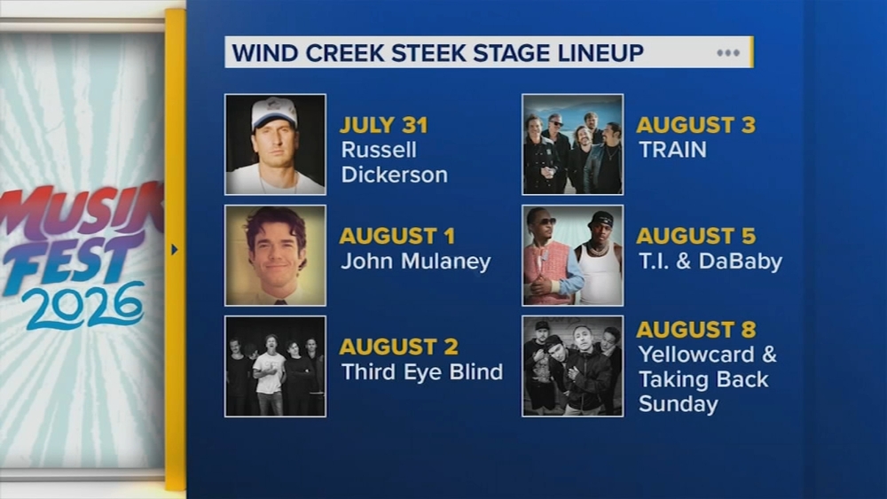 Musikfest kicks off in Bethlehem with Russell Dickerson as headliner