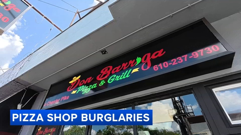 Suspect arrested in string of burglaries targeting pizza shops in Darby, Pa.