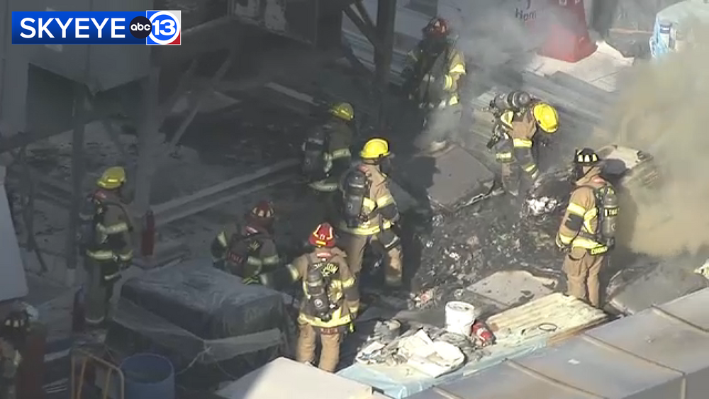 Fire on roof of Methodist Hospital caused by equipment, officials say