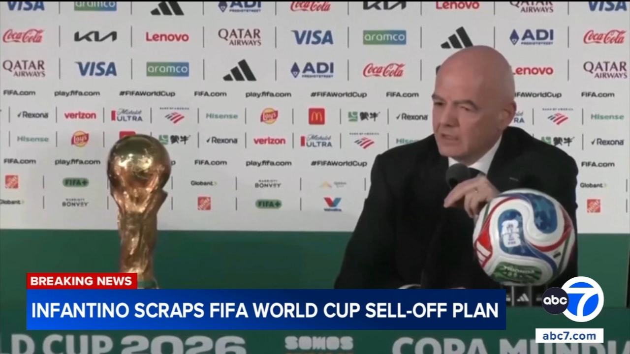 FIFA drops World Cup sell-off plan