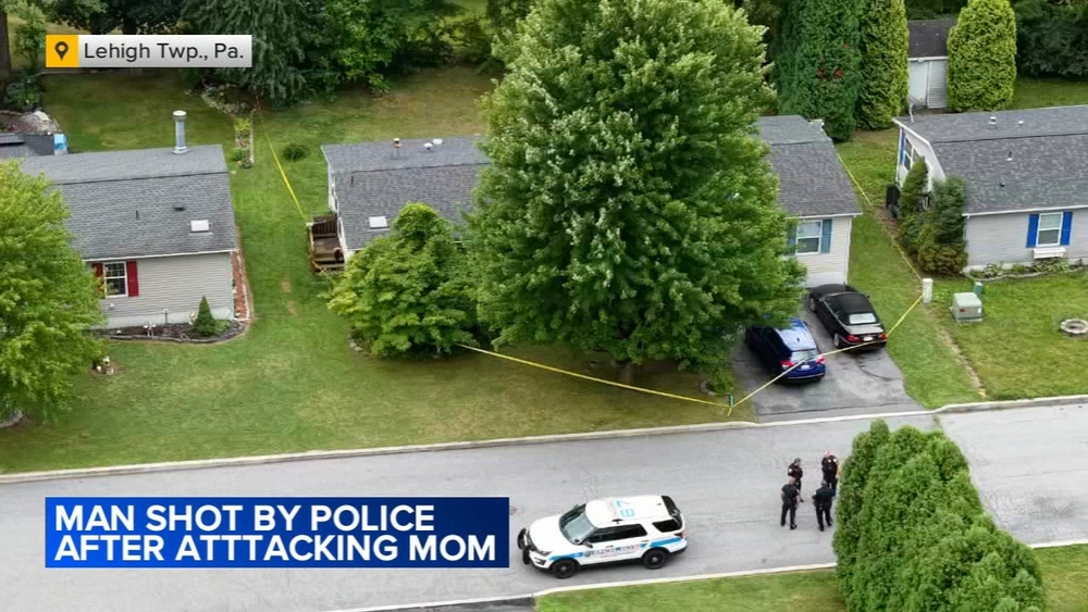Man accused of attacking mother before being shot by police