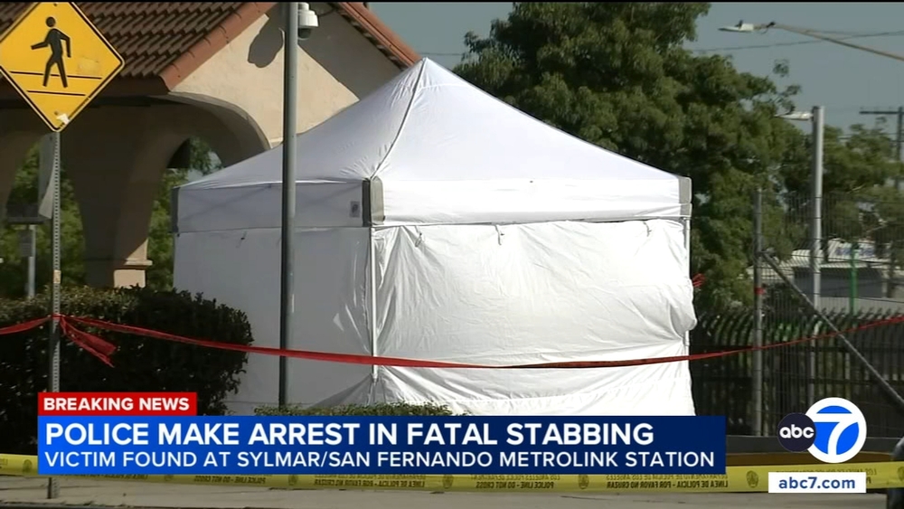 1 dead after stabbing at Metrolink station in Sylmar
