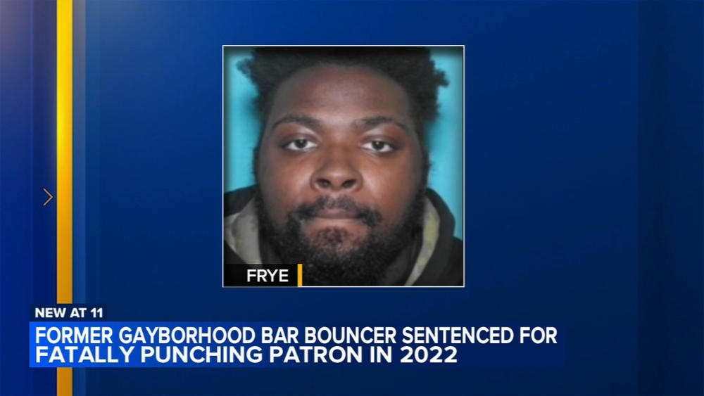 Former bar bouncer sentenced for fatally punching a patron in 2022 in Philadelphia's Gayborhood