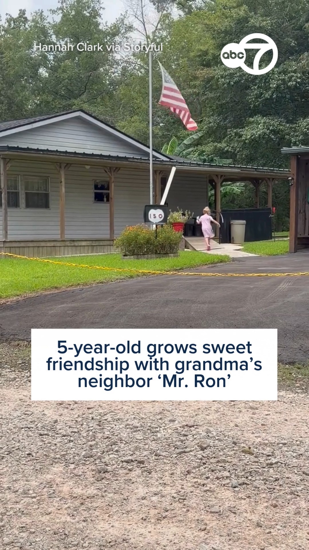 5-Year-Old Visits Elderly Neighbor Every Time She Goes on Vacation
