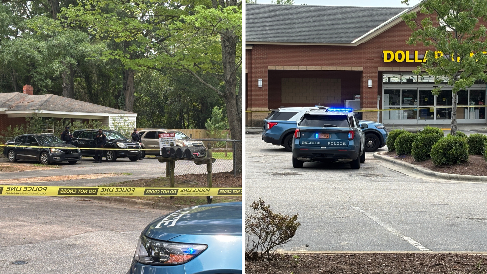 Raleigh police respond to 2 reported shots-fired incidents