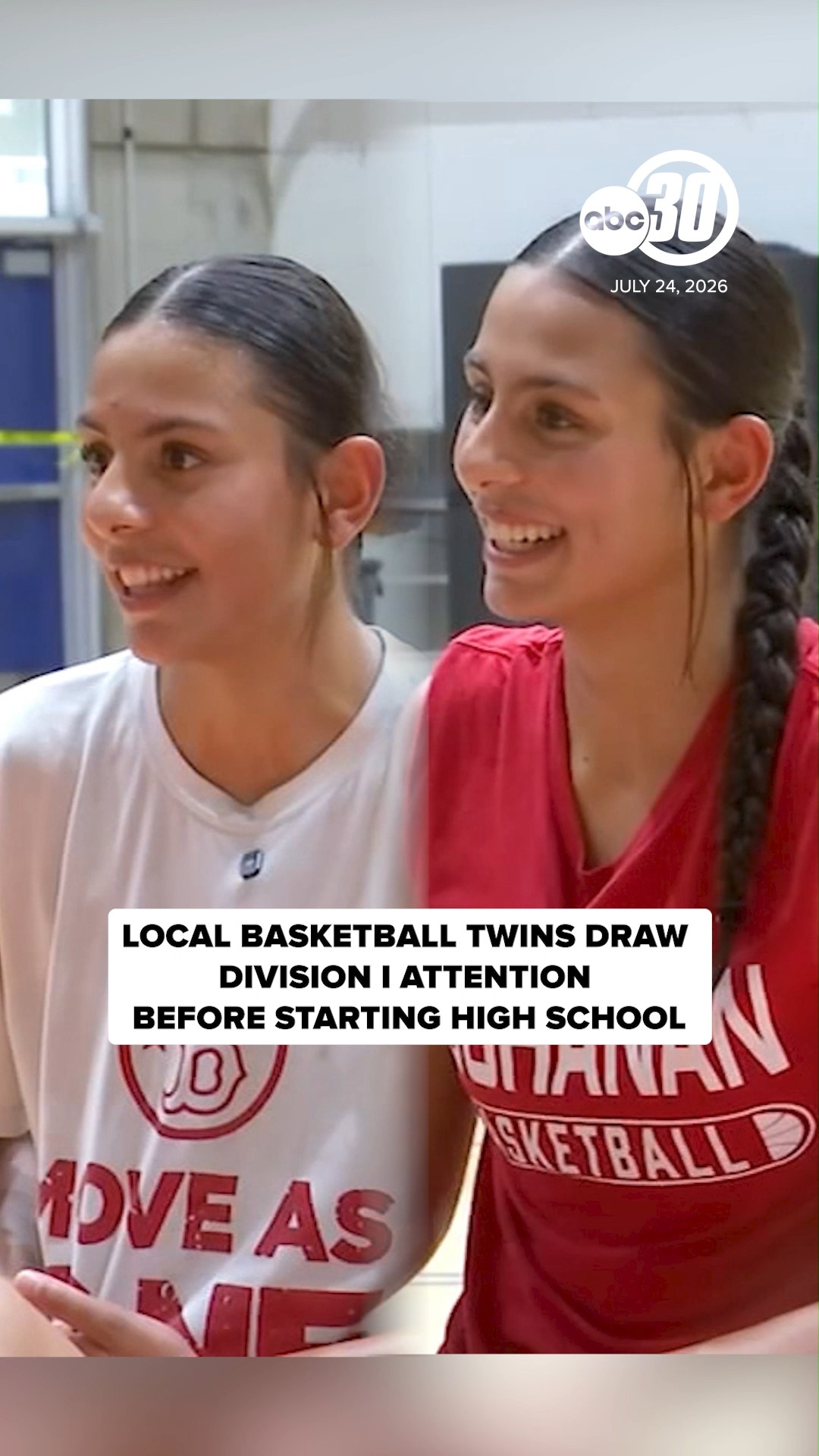 Local basketball twins draw D- I attention before starting high school