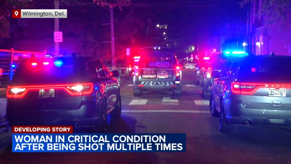 Woman fighting for her life after being shot in Wilmington, Del.