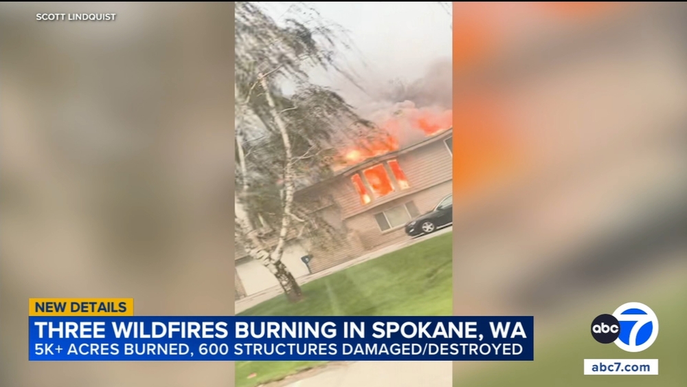 Washington wildfires spread to 5,000-plus acres