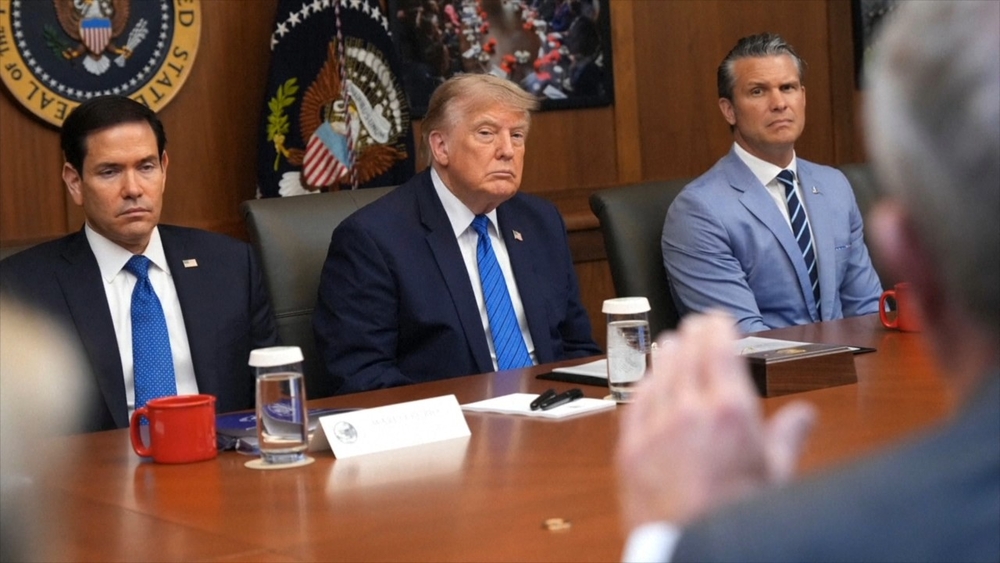 President Trump pauses massive strikes against Iran