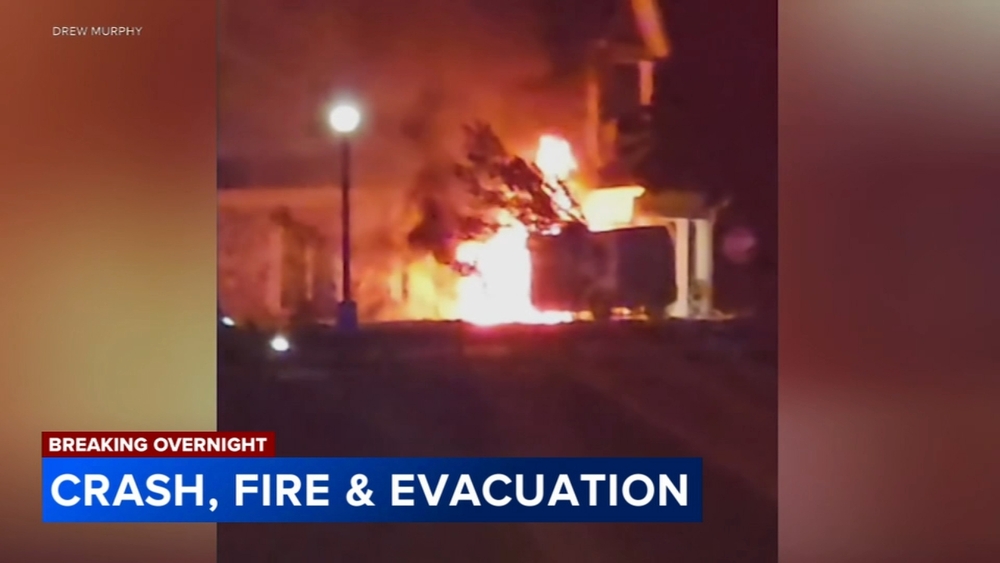 Over 100 residents evacuated after van crash, fire at senior living facility in Galloway, NJ