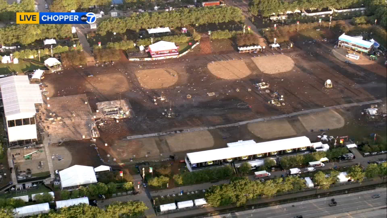Look at Grant Park cleanup after Lollapalooza 2026