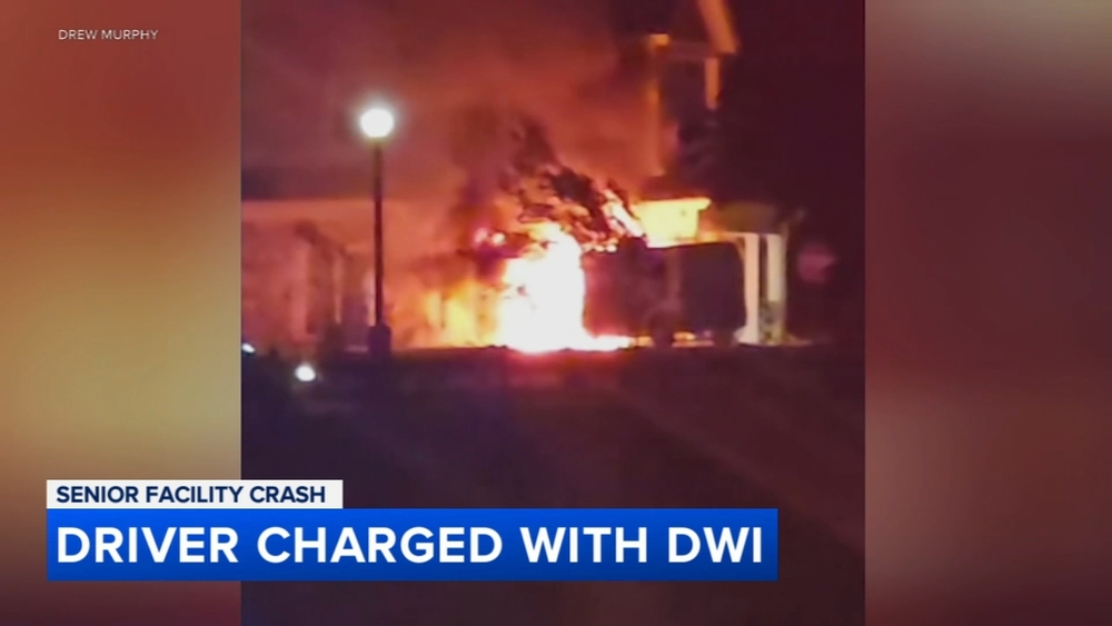 Driver charged with DWI after crashing van into senior living facility in Galloway, NJ