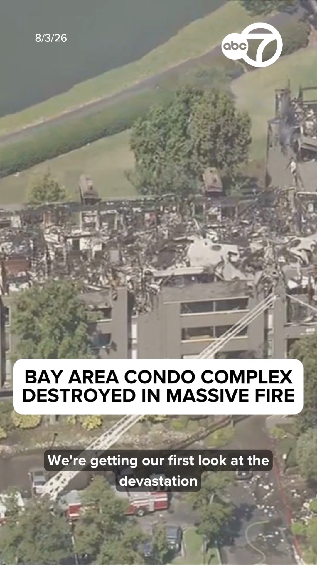 Bay Area condo complex destroyed in massive fire