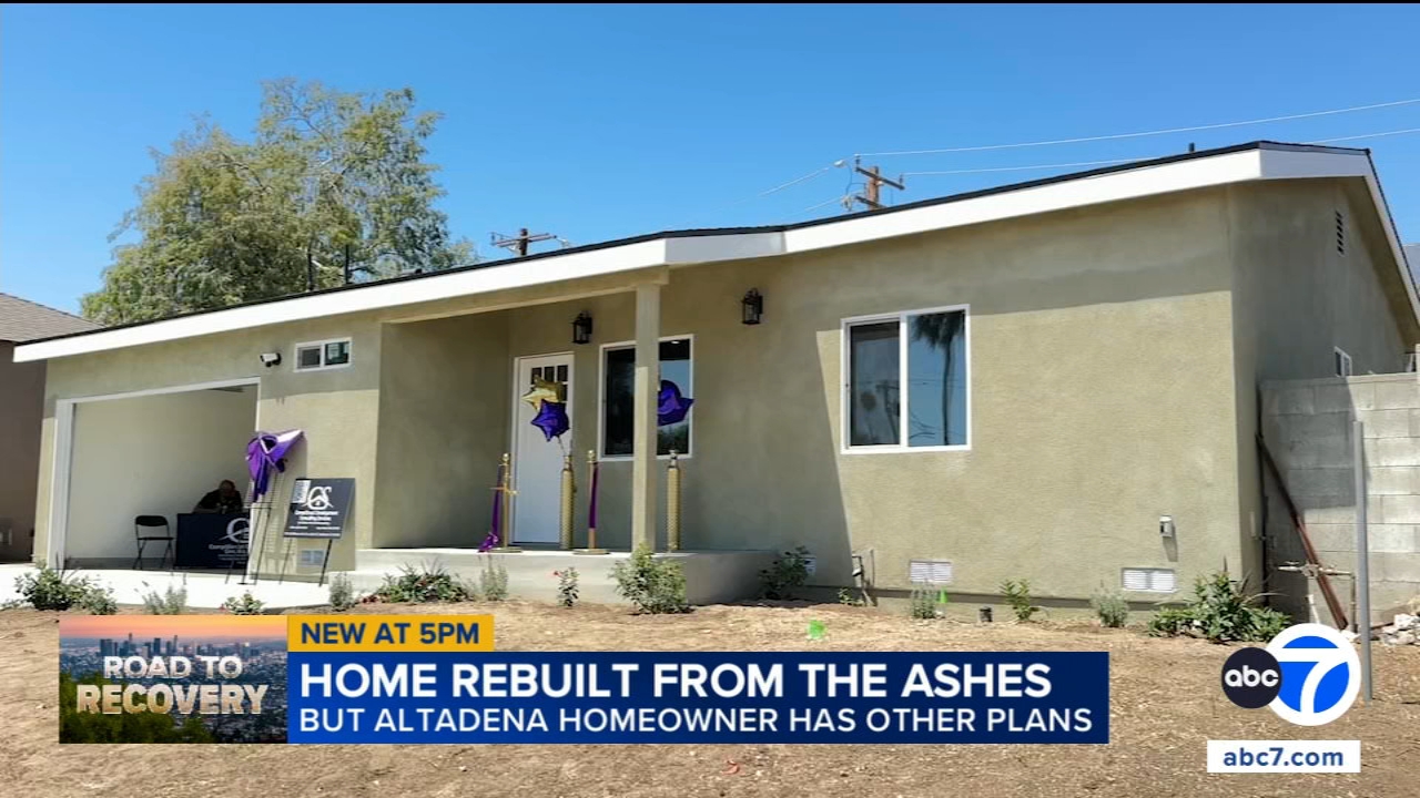 New home rises from Eaton Fire devastation, and owner is giving back