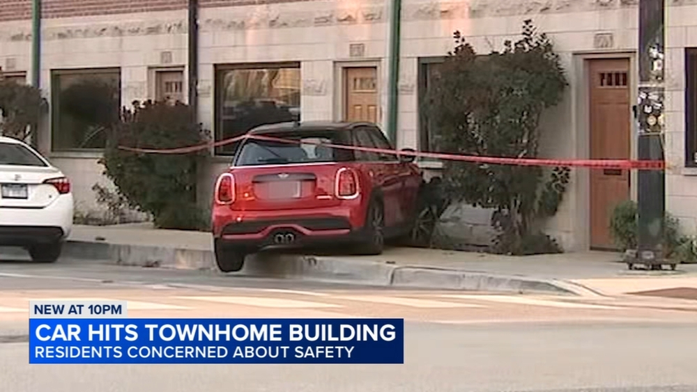 'A car is in our house': Car still lodged in NW Side home after crash