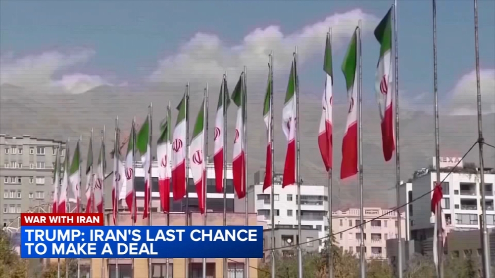 Trump: Iran has last chance to sign deal before 'decapitation'