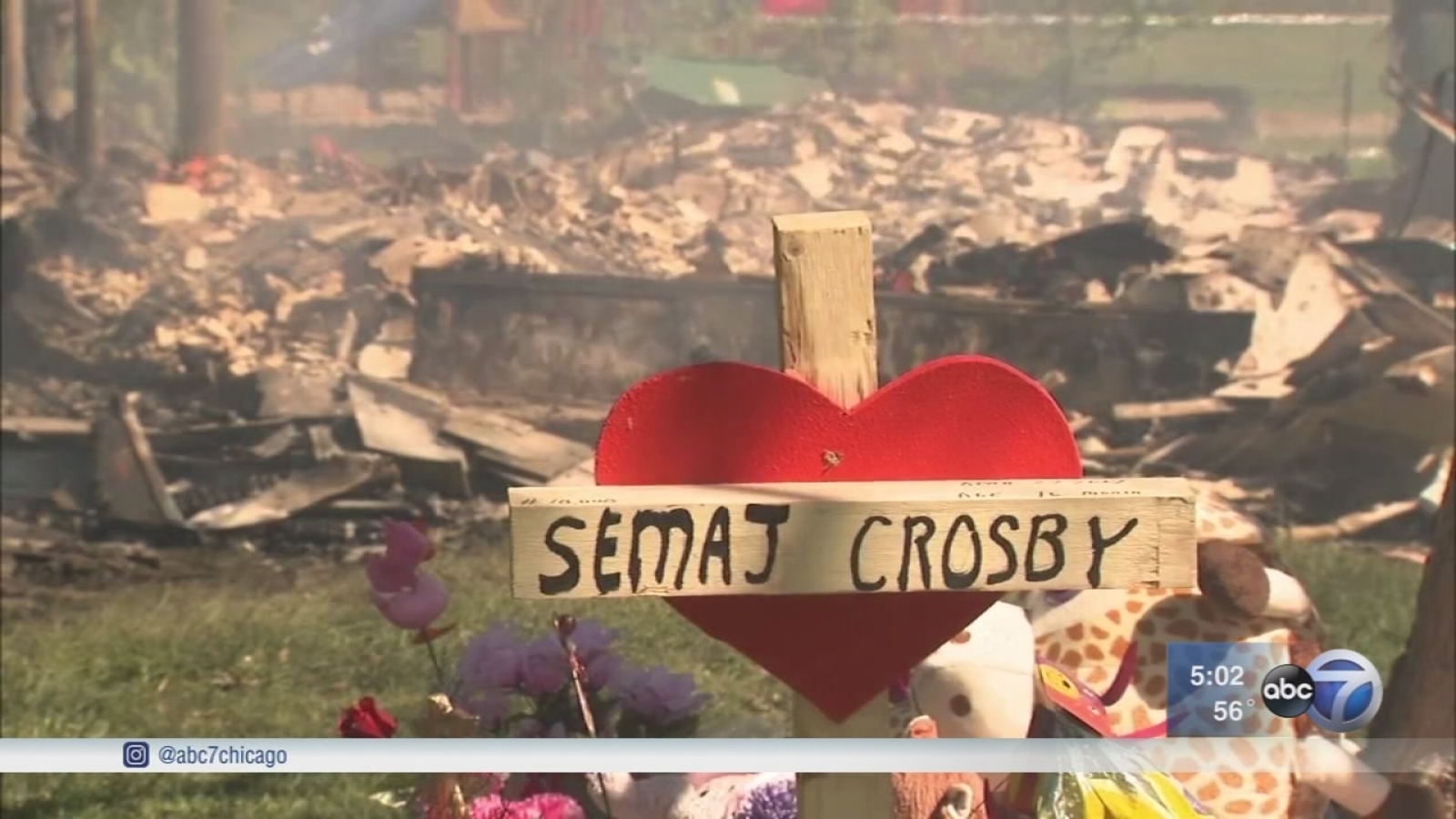 Fire destroys Joliet Township home where Semaj Crosby was found dead ...
