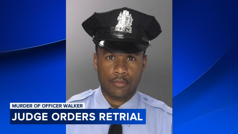 Judge orders retrial for man accused of killing Philadelphia Police Officer Moses Walker