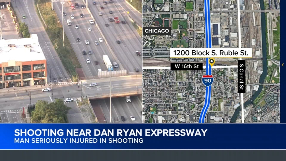 Man shot near Dan Ryan Expressway in South Loop: Chicago police
