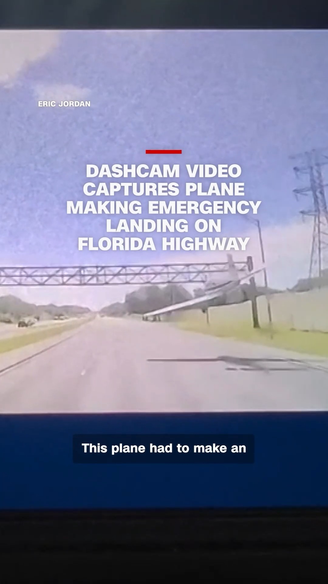 Training pilot makes emergency landing on a Florida interstate