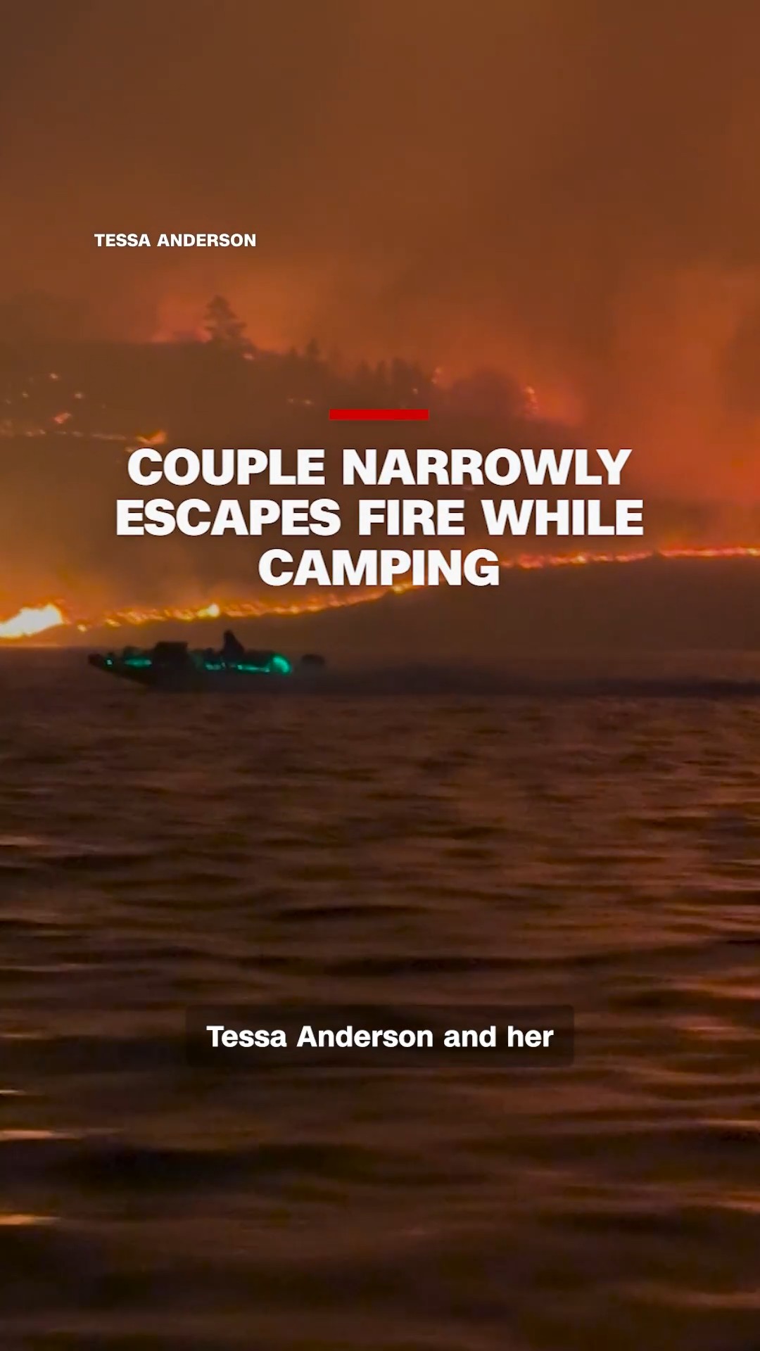 Couple camping flees after spotting Washington wildfire