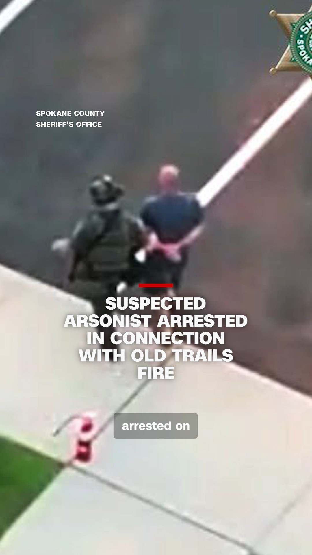 Man arrested in connection to Old Trails Fire