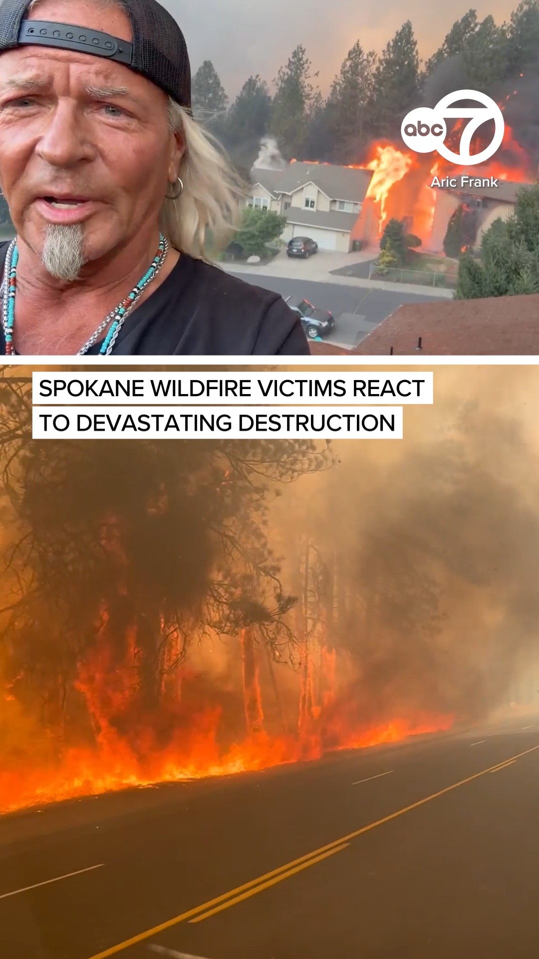 Spokane wildfire victims react to devastating destruction