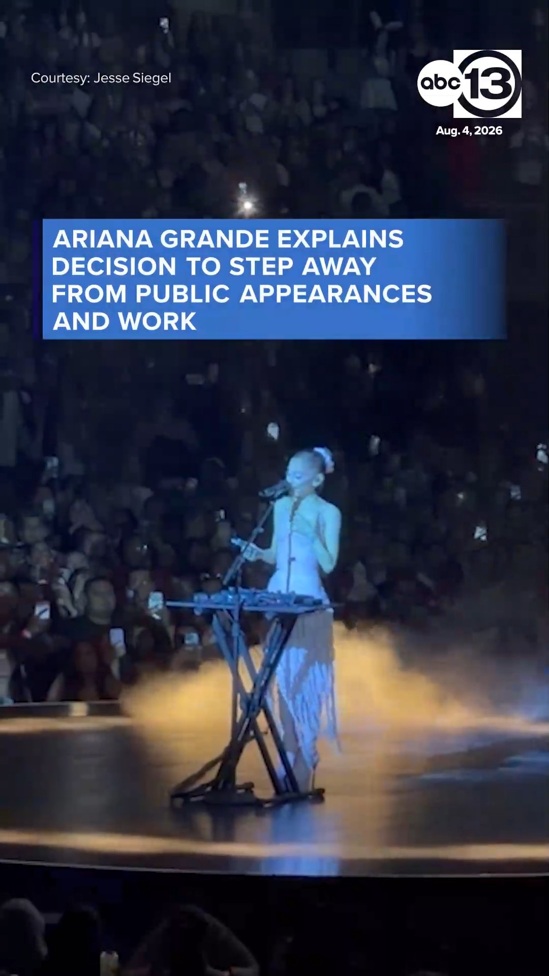 Ariana Grande taking break from public eye after tour ends