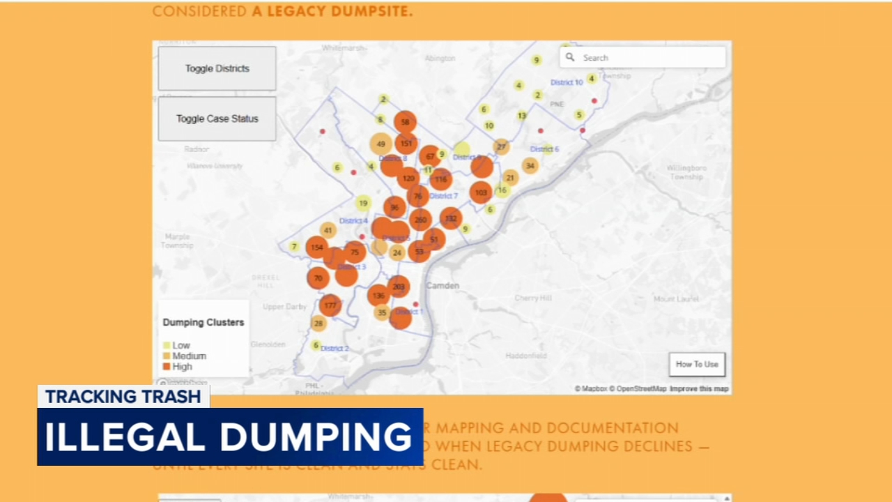 Residents map illegal dumping sites across Philly through new tool